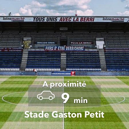 Le Studio Design ⸱ Stationnement Gratuit ⸱ Fibre Déols Exterior foto