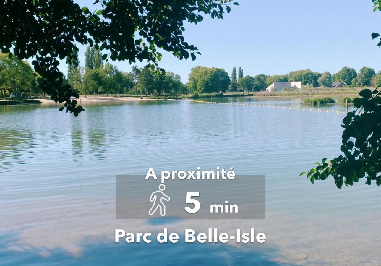 Le Studio Design ⸱ Stationnement Gratuit ⸱ Fibre Déols Exterior foto